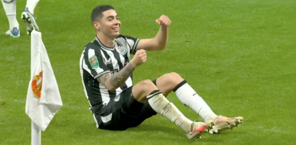 Almirón lidera goleada del Newcastle en Manchester