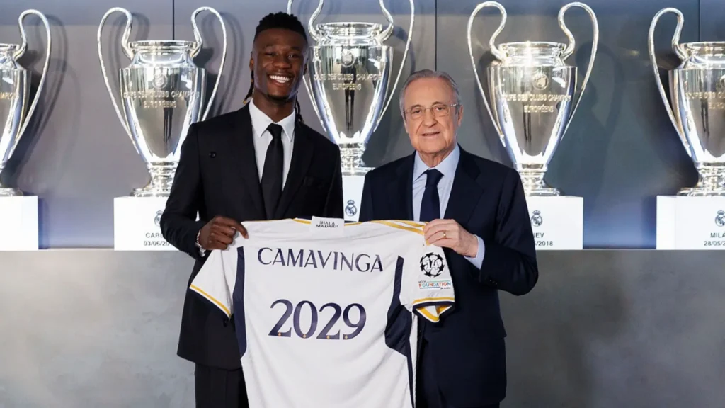 El Real Madrid anuncia renovación de Camavinga