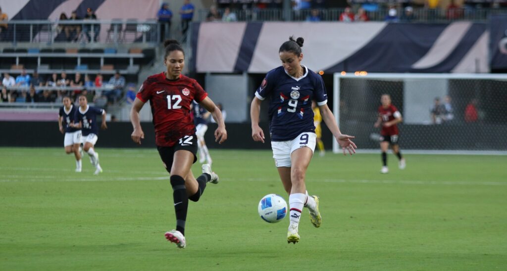 Dura caída de la Albirroja Femenina