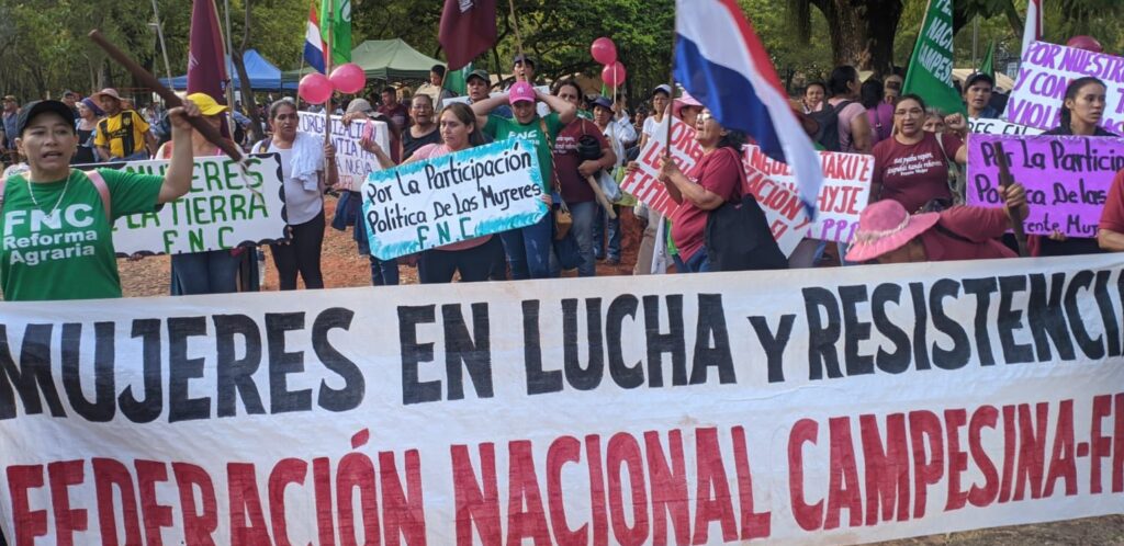 Empezó la XXX Marcha Campesina en Asunción