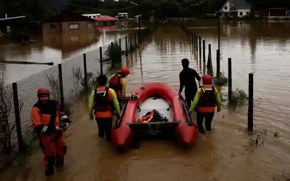 Alerta máxima de fuerte temporal en Chile