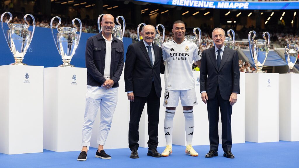 Mbappé se puso la “Merengue” en el Bernabéu