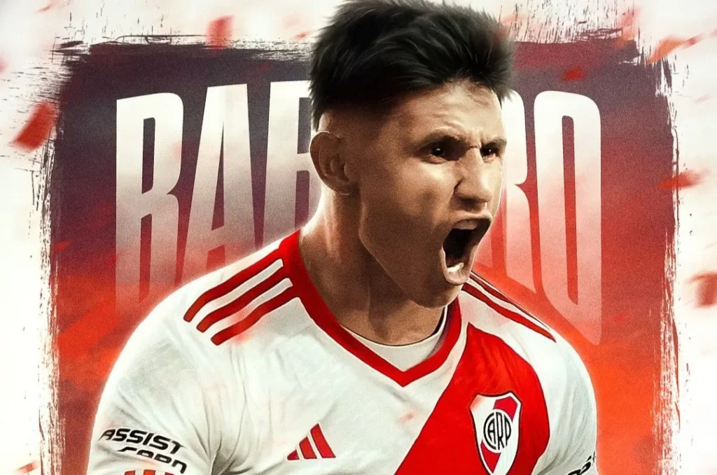 Adam Bareiro firmó contrato con River Plate