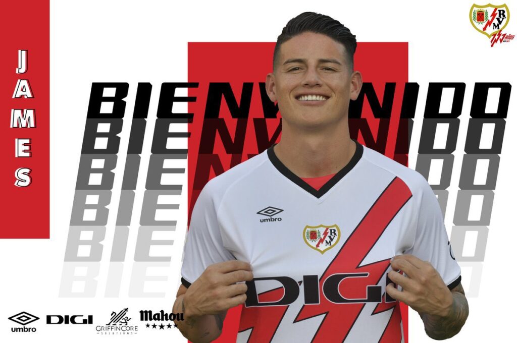 James Rodríguez fichó por el Rayo Vallecano 