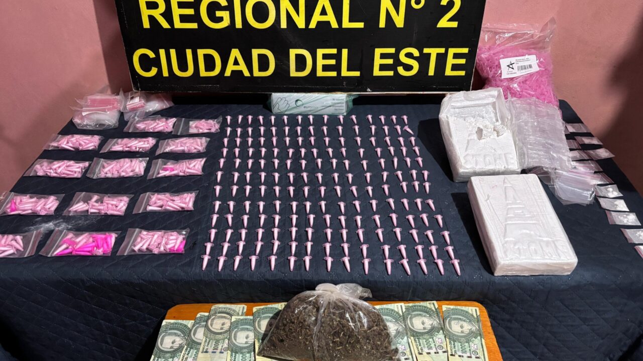 Senad desmantela centro clave de distribución de drogas en Santa Rita